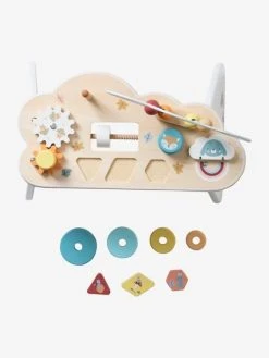 Table Basse D'activités Nuage Les Amis De La Forêt En Bois FSC® Blanc - Vertbaudet -Hape Boutique table basse dactivites nuage les amis de la foret en bois fsc 3
