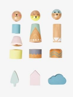 Table D'activités Petits Sioux En Bois FSC® Multicolore - Vertbaudet -Hape Boutique table dactivites petits sioux en bois fsc 3