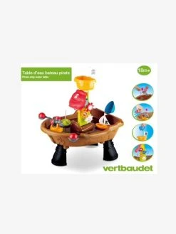 Table D'eau Bateau Pirate Marron - Vertbaudet -Hape Boutique table deau bateau pirate 2