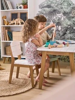 Table Outdoor/indoor Tropicool Blanc - Bois - Vertbaudet -Hape Boutique table outdoorindoor tropicool 3