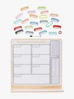 Tableau Organisateur De Semaine Gris - Vertbaudet -Hape Boutique tableau organisateur de semaine 3