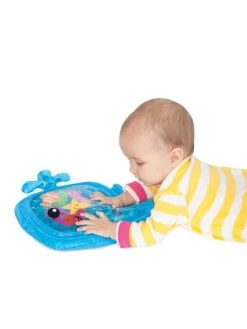 Tapis à Eau Sensoriel INFANTINO Bleu - Infantino -Hape Boutique tapis a eau sensoriel infantino 3
