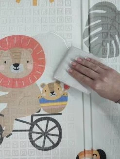 Tapis Mousse Savane - TAF TOYS Beige Clair Uni Avec Decor - Taf Toys 8 Tapis Mousse Savane - TAF TOYS Beige Clair Uni Avec Decor - Taf Toys -Hape Boutique tapis mousse savane taf toys 2