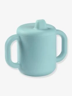 Tasse D'apprentissage BEABA En Silicone Bleu - Beaba -Hape Boutique tasse dapprentissage beaba en silicone 2