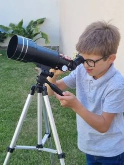 Télescope Lunaire 30 Activités - BUKI Noir - Buki -Hape Boutique telescope lunaire 30 activites buki 2