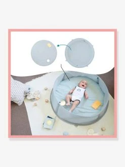 Tente Anti-UV Pop-up Aquani BABYMOOV Bleu Blanc Gris - Babymoov -Hape Boutique tente anti uv pop up aquani babymoov 4