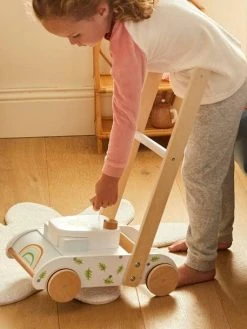 Tondeuse à Gazon En Bois FSC® Blanc - Vertbaudet -Hape Boutique tondeuse a gazon en bois fsc 2