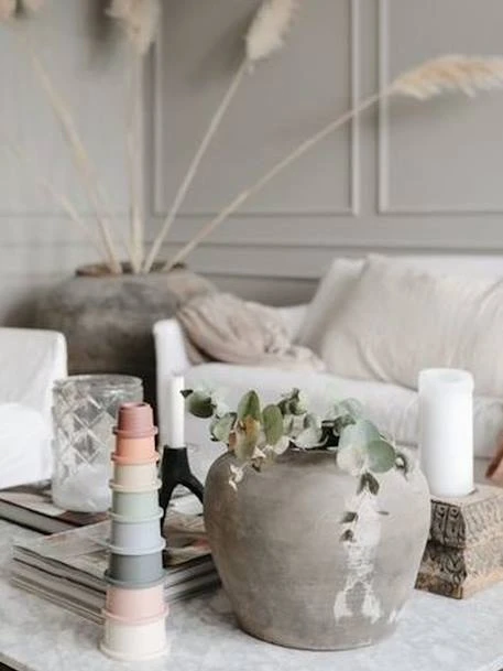 Tour à Empiler - MUSHIE Rose - Mushie 4 Tour à Empiler - MUSHIE Rose - Mushie – Image 4